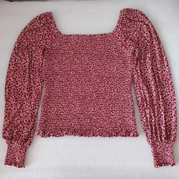 Boden Smocked Top Fruit Print Cottagecore Peasant Garden Girl Milkmaid Size 6 - Picture 8 of 8